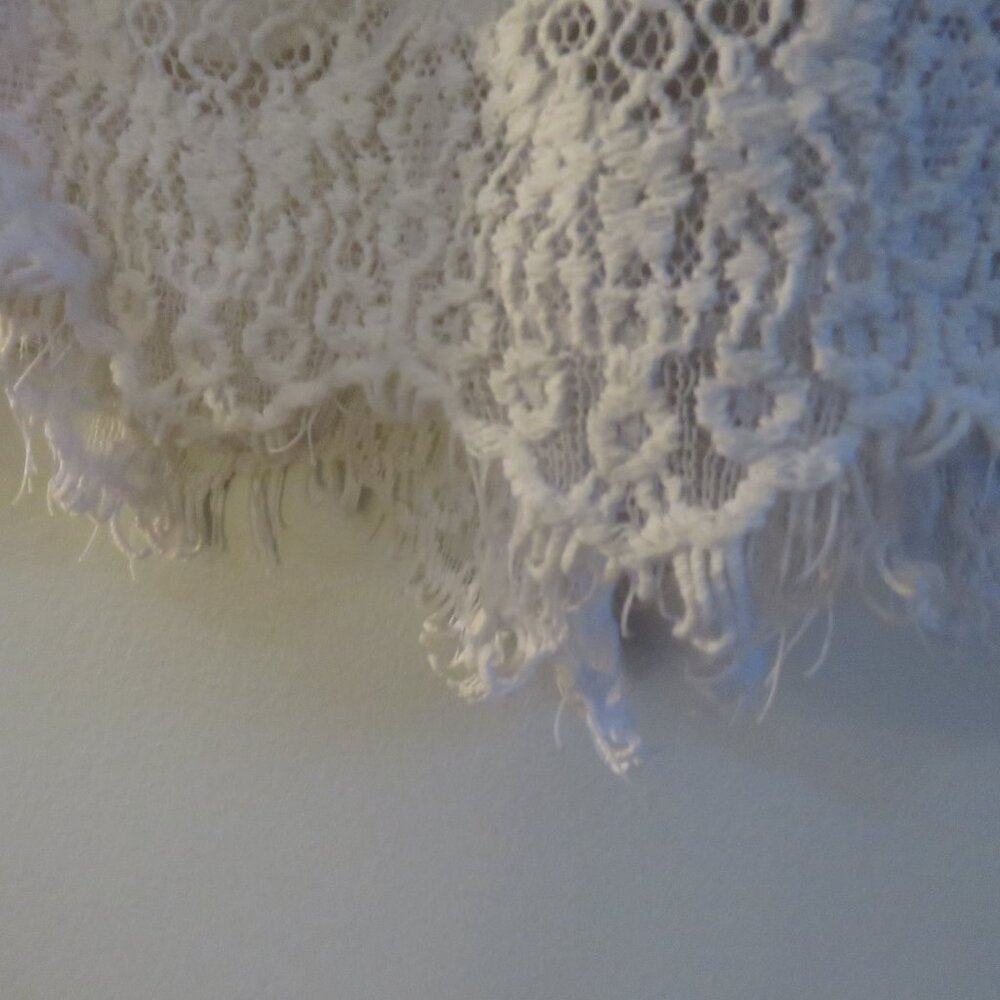 INTIMATELY FREE PEOPLE Daydream White Lace Bodycon Dress Fairy Boho - Size S - Picture 7 of 14